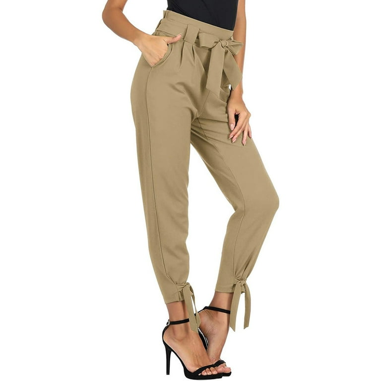 2020 Autumn New Women's Trousers Thin High Waist Pencil Pants