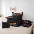 thumbnail image 6 of Manfei American Ball Sport 7-Piece Twin Bedding Sets,Teens Rugby Sport Bedding Comforter Set,Rainbow Splash Ink Sheet Sets For Boys,Luxury Bedroom Decor Reversible, 6 of 8