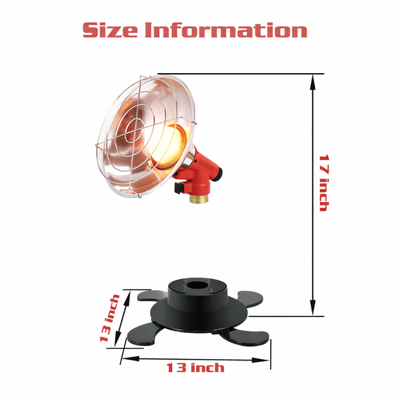 Vivicreate 9000 BTU Power with auto ignition Portable Camping Heater, suitable for camping fishing hunting oudoor