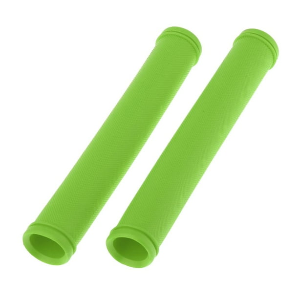 Puños de manilr de bicicleta - Reempzo de agarre de extremo de barra de manilr de bicicleta para scooter para y niñas - 2 colores para sel Verde Soledad Apretones de manillar de bicicleta