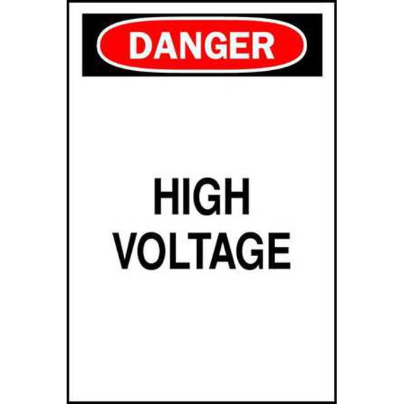 BRADY 84879 Electrical Hazard Sign
