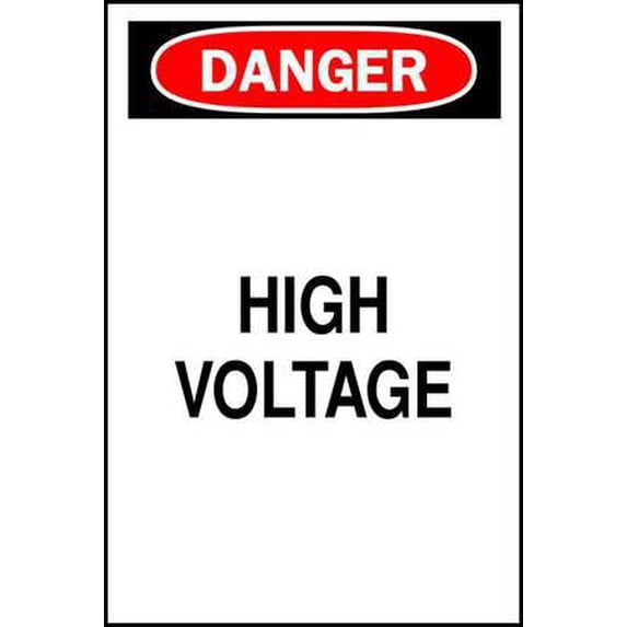 BRADY 84879 Electrical Hazard Sign