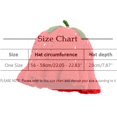 thumbnail image 3 of Sun Hat Summer Bucket Hats with Upf 50+ Uv Sun Protective Bucket Hats Ladies' Hand Crocheted Knitted Hat Sweet and Cute Warm Fisherman Hat for Women with Ruffled Strawberry Designed Hat, 3 of 4