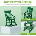 thumbnail image 2 of 2Pcs Mini Rocking Chairs Mini House Chair Decors Wooden Rocking Chairs Mini House Adorns, 2 of 6