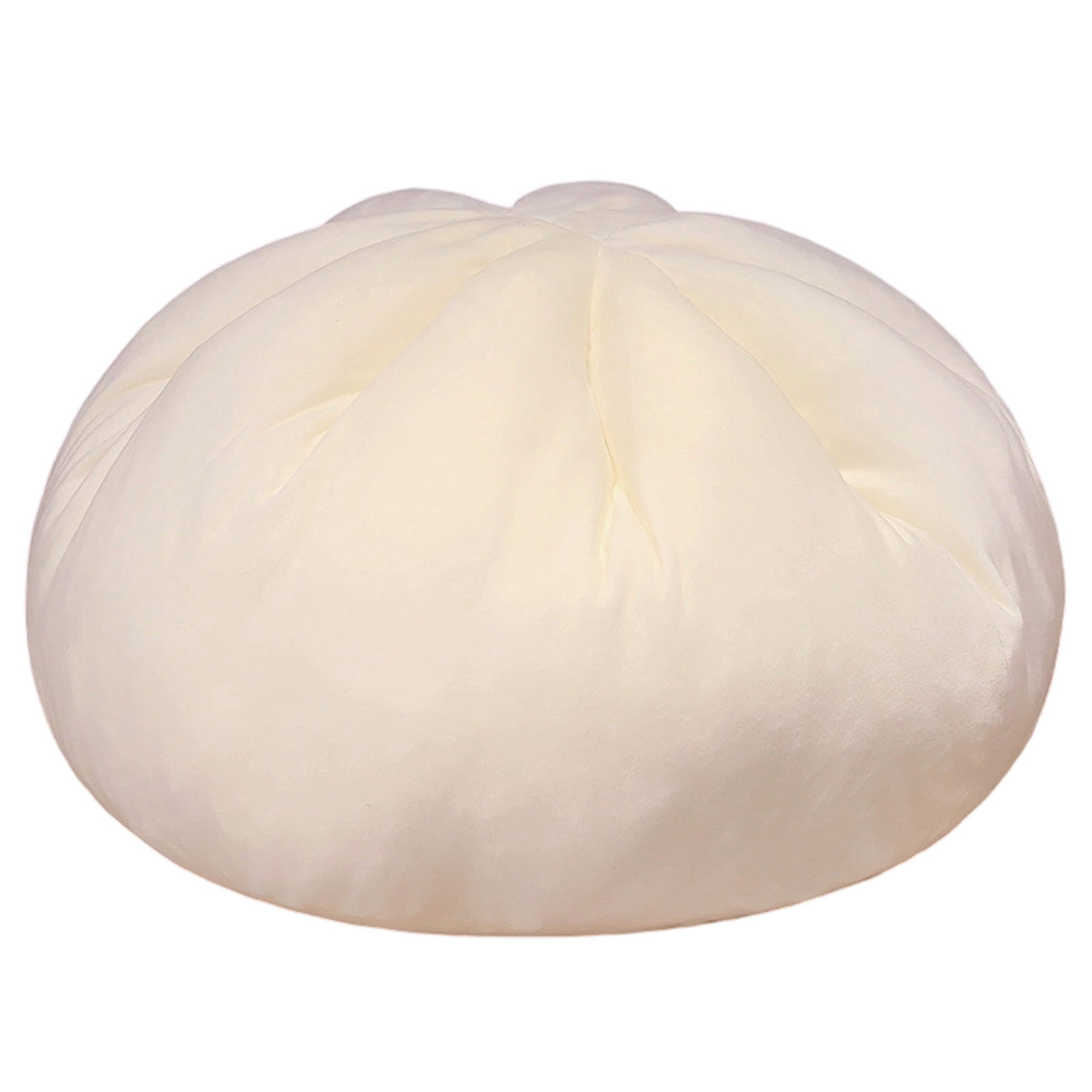 Dumpling Pillow Cute Round Throw, Large Stuffed Bun Plush Cushion for Couch, Sofa, Bedroom, Super Soft Dumpling Stress Relief Toy, Anxiety Sensory Bread Doll for Dorm Room Decorative Throw