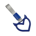 thumbnail image 1 of Hioecau Devil Heart Hand Ring Car Rear Bumper Warning Ring Universal Train Bus Auto Heart-Shaped Handle Strap Decoration Car Accessories, 1 of 8