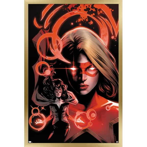 Marvel Comics - Scarlet Witch - Star #2 Wall Poster, 14.725" x 22.375", Framed
