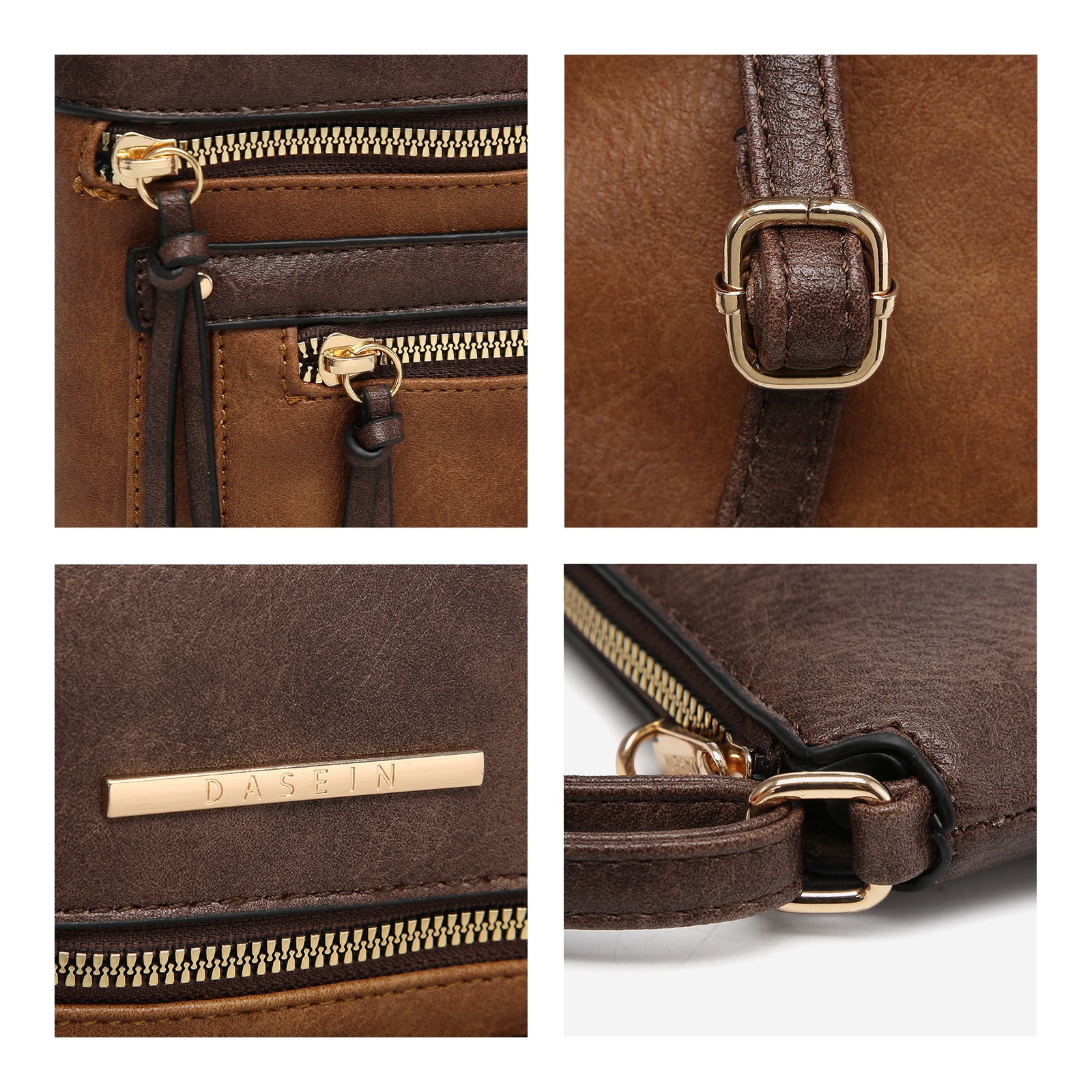 Lightweight Crossbody Bags for Women Shoulder Bag Purse Vegan Leather Soft Travel Handbag with Multi Pockets