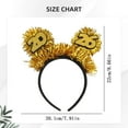 thumbnail image 3 of 2026 Happy New Year Headbands Gold Crown Glitter Hair Accessories for family, 3 of 4