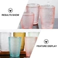 thumbnail image 6 of Hammered 8-Ounce Tumbler Acrylic Glasses Multi-Color Cups Reusable Glassware For Kitchen Picnic Party Juice,1,1,Brown, 6 of 8