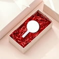 thumbnail image 2 of RAGUPEL Hand Mirrors with Handle,Round Mirror Face 6.7"*3.9"*0.4" Handheld Mirror,Aluminum Mirror Handheld Mirror with Handle,White, 2 of 7
