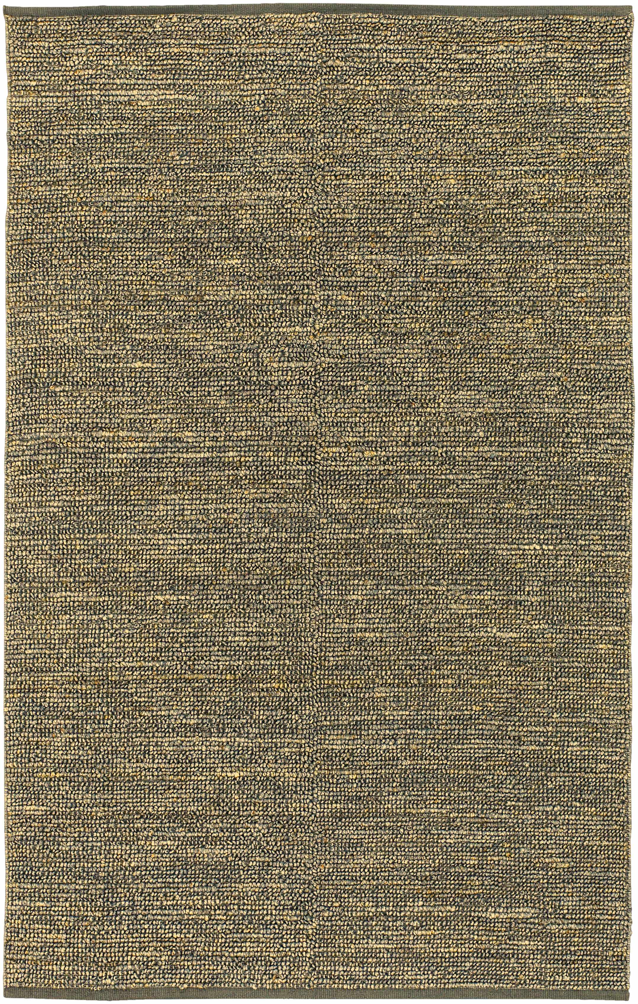 Hauteloom Kurtz Jute Living Room, Bedroom Area Rug - Traditional, Transitional - Sage - 9' x 13'