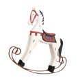 thumbnail image 4 of Caballo mecedora de madera Sunnimix blanco, 4 of 8