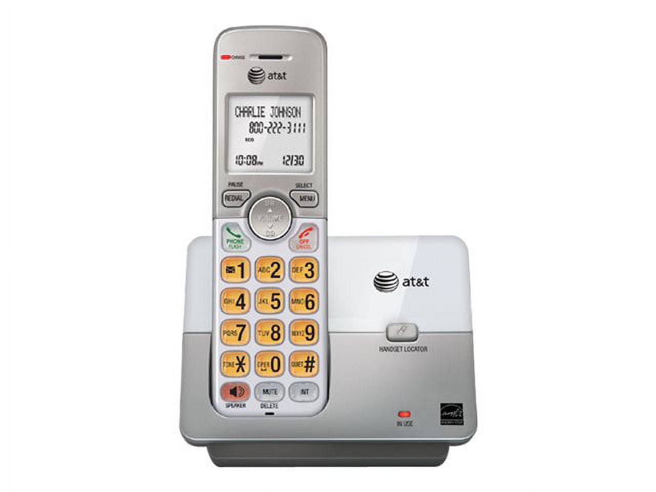 AT&T EL51103 DECT 6.0 Phone with Caller ID/Call Waiting, 1 Cordless Handset, Silver