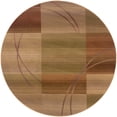thumbnail image 2 of Style Haven  Genevieve Geometric Blocks Area Rug 6' Round 6' Square Indoor Living Room, Bedroom, Dining Room Round, 2 of 5