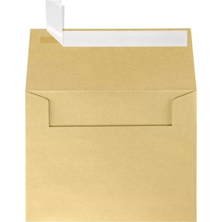 Luxpaper Invitation Envelopes, A2, Blonde Light Gold Metallic, 250 Count