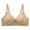 Beige, variant on Wireless Bras for Women Large Size Wireless Push Up Breathable Thin Back Breasted Underwear Bra Sports Bra with Underwire and Front Closure Underwear Separatec Everyday Underwear, 44/100BC