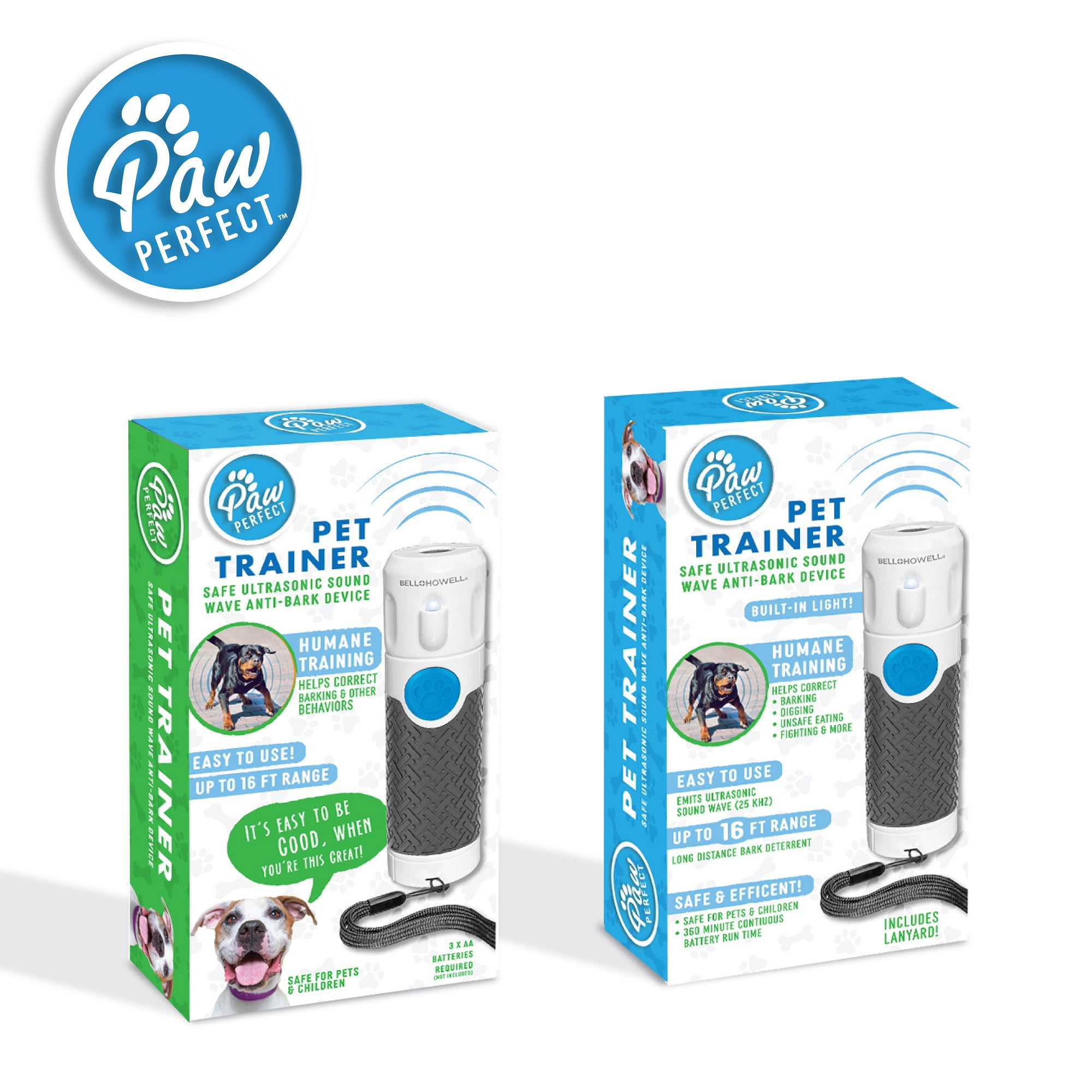 Buy Bell+Howell Paw Perfect Pet Trainer, Anti Bark Device with Built in