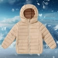 thumbnail image 2 of Krdevn Lightweight Quilted Padded Jacket for Boys Warm Winter Insulated Outerwear Coats Youth Cold Weather with Fit,Kids Clothing,3-4 Years, 2 of 3