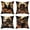 B, variant on 4-Pack Vintage Halloween Pillow Covers 18 x 18 Inch, Black Cat Haunted House Pumpkin Witch Throw Pillow Cases for Sofa Couch Fall Home Decor