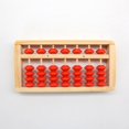 thumbnail image 1 of Ábaco de madera de 5 cuentas para niños, herramienta de cálculo aritmética de matemáticas, ligera, pequeña, juguetes educativos para estudiantes, 7 columnas, 1 of 4