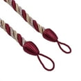 thumbnail image 4 of Ongmies Curtain Tiebacks Clearance Ropes Tie Backs for Window Curtain Cord Buckle Tiebacks Braided Tie Backs Home Decor Red, 4 of 5