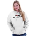 thumbnail image 2 of Dogs Womens Hooded Pullover Sweatshirt Love My St Bernard Funny Dog Owner Pet Parent, 2 of 2