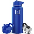 thumbnail image 1 of Botella de agua IRON °FLASK para acampar y senderismo, 960 ml, color cobalto, 1 of 9