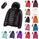 thumbnail image 2 of Chaqueta acolchada para mujer, chaquetas para mujer Chaleco acolchado negro Cremallera Abrigo cálido Chaqueta de plumón ligera de manga larga con capucha, 2 of 2