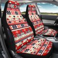 thumbnail image 3 of CHAQLIN Geometric Stars Car Seat Covers for Auto, Decorative Car Front Seat Covers Stretchy Polyester Fabric Automobile Seat Cover Pad Mat, 3 of 12