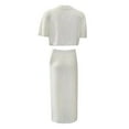 thumbnail image 6 of Women Long Skirt Knitted Suit, 6 of 6