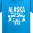 thumbnail image 4 of Inktastic Alaska Awesome Since 1959 Youth T-Shirt, 4 of 5