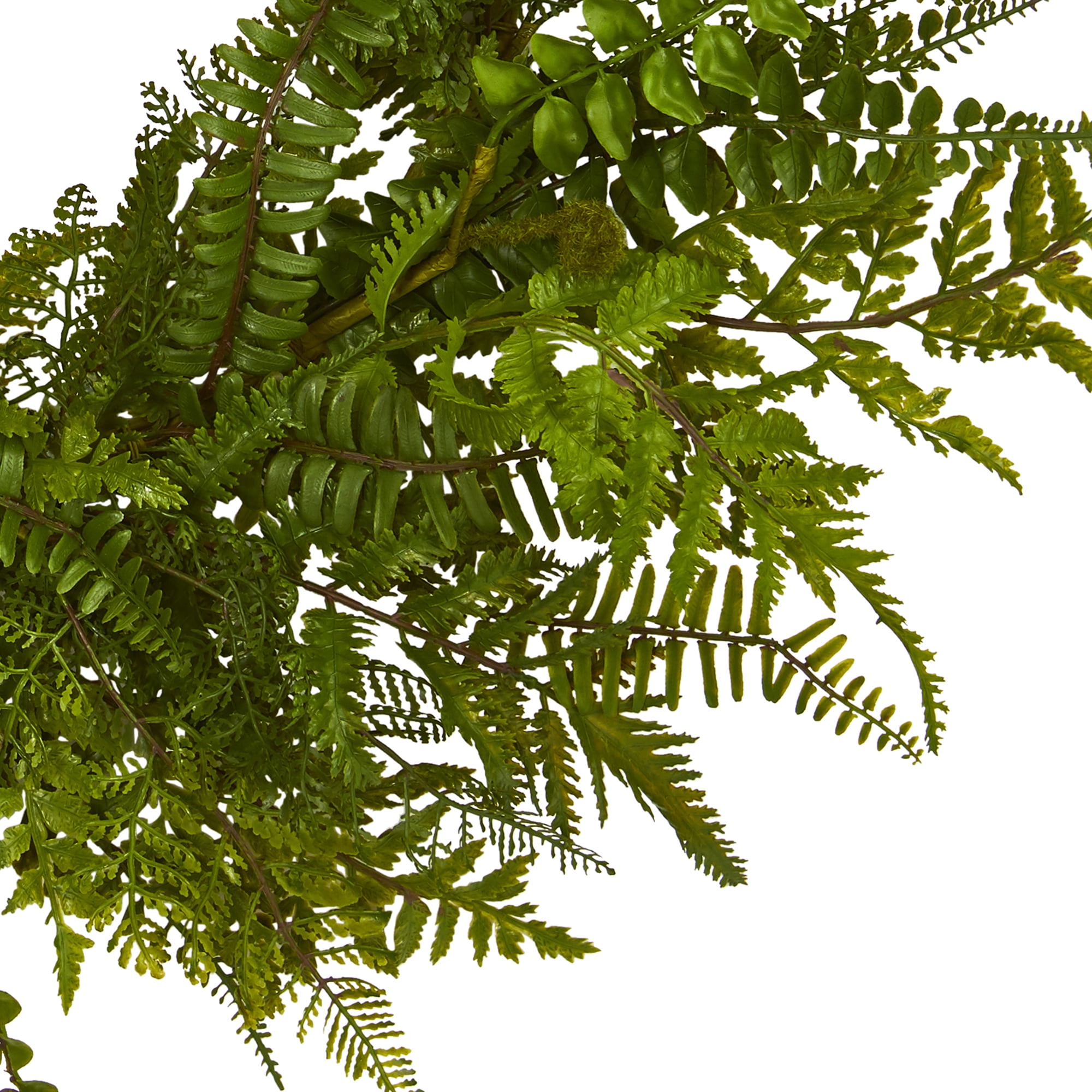 Nearly Natural Plastic Wreath, 24" (Green)