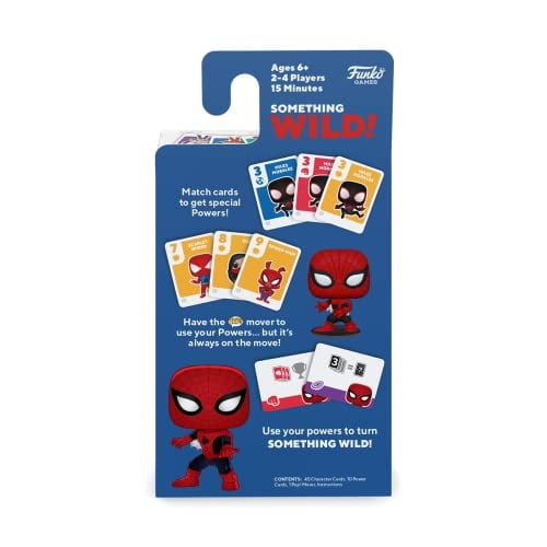 Juego de cartas Marvel Spider-Man Funko Pop Algo salvaje Funko