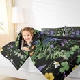 thumbnail image 4 of Manfei Purple Lavender Bedding Comforter Set,Rustic Flower Floral Twin Comforter Sets,Natural Botanical Theme Bedding Set For Girls Boys,Super Cozy Room Decor Reversible,2-Piece, 4 of 8