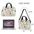 thumbnail image 3 of FORMRS 16" Laptop Bag Carrying Sleeve Case with Handle Travel Shoulder Briefcase, Floral Easter Eggs, 3 of 8