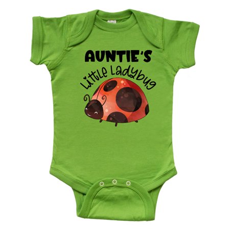 

Inktastic Auntie s Little Ladybug Gift Baby Boy or Baby Girl Bodysuit