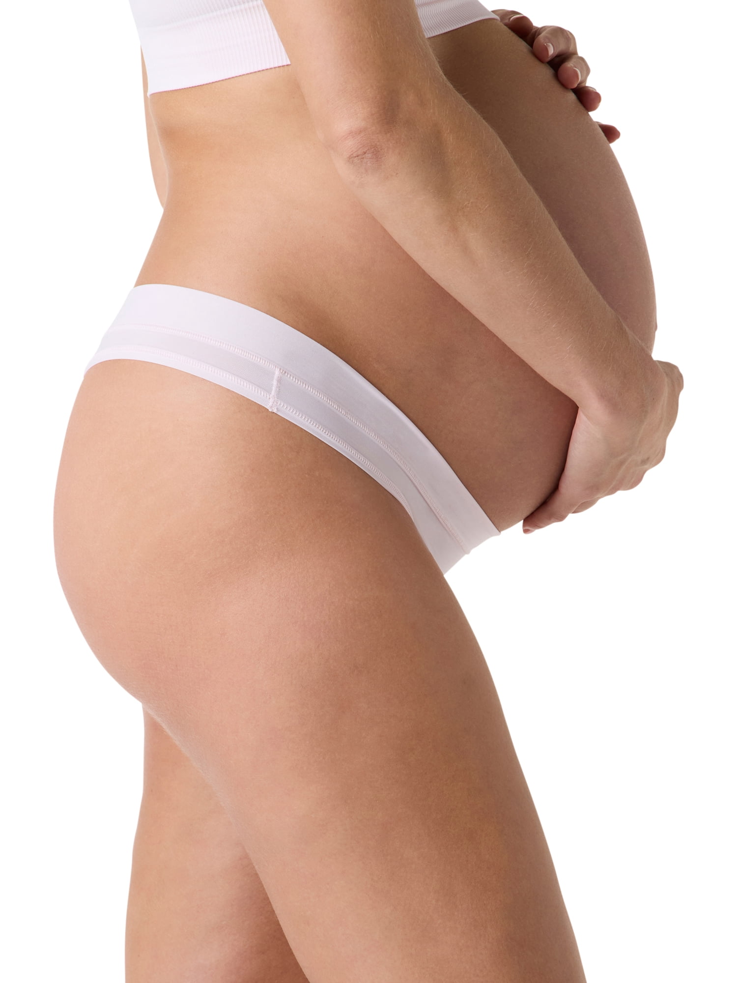 Ingrid & Isabel For Every Belly Women's Maternity Thong Panties, 3-Pack, Sizes XS-4XL