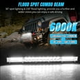 thumbnail image 2 of 12" inch 450W LED Work Light Bar Combo Spot Flood Driving Off Road SUV Boat ATV, 2 of 11