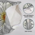 thumbnail image 6 of Spring Daisy Pillow Covers 20x20 Set of 2 Cute Floral Grey Gray Summer Outdoor Decorative Throw Pillows Farmhouse Flower Pillowcases Linen Cushion Case Decor for Home Sofa Couch Bed, 6 of 6