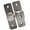Phantom Gray, variant on lanema Sturdy Aluminum Alloy Door Bolt Lock Latches for Sliding Door Home Security