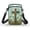 Dandelions and Blooms, variant on HELLHERO Highland Cattle American flag Double Zipper Crossbody Sling Bag with Adjustable Strap Polyester 4.33"x1.97"x7.09" for Adult