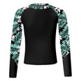 thumbnail image 3 of vastwit Kids Girls Rash Vest Long Sleeve Rash Guard Swim Shirt UPF 50+ UV Protection Quickly Dry Black 10, 3 of 5