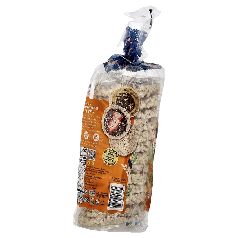 Lundberg Family Farms Organic Cinnamon Toast Rice Cakes, Gluten