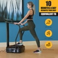 thumbnail image 5 of Bestco Upgraded Fitness Slim Full Body Crazy Fit Massage Vibration Machine Platform with Arm Straps, 5 of 14