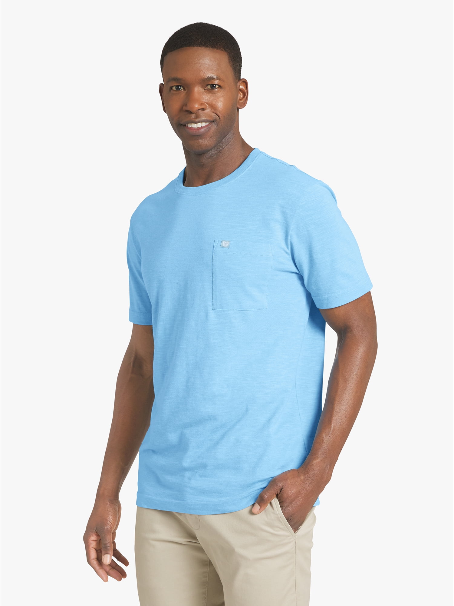 Chaps Men's & Big Men's Short Sleeve Slub Pocket T-Shirt, Sizes S-3XL