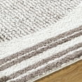 thumbnail image 7 of Livabliss Washable Rugs for Living Room, 5x7 Fossay Shag Global Light Beige Area Rug, Bedroom Dining Room Home Decor Stain Resistant Carpet (5'3" x 7'), 7 of 7