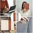 thumbnail image 4 of 2Pcs 2 Colors Imitation Leather Pen Holder with Elastic Strap Rectangle Mixed Color 18x4.5x0.4cm 1pc/color, 4 of 9