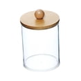 thumbnail image 4 of Dispensador de Soporte de hisopo de algodón Salvador Caja de algodón de maquillaje Organizador de tocador portátil Liso, 4 of 10