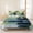Green Black, variant on 3 Pieces Queen Quilt Set,Zen Meditation Stone Lake Soft Bedding Sets with 1 Quilt & 2 Pillow Shams,Nature Landscape Still Life Summer Bedspread Lightweight Coverlet Comforter for All Season